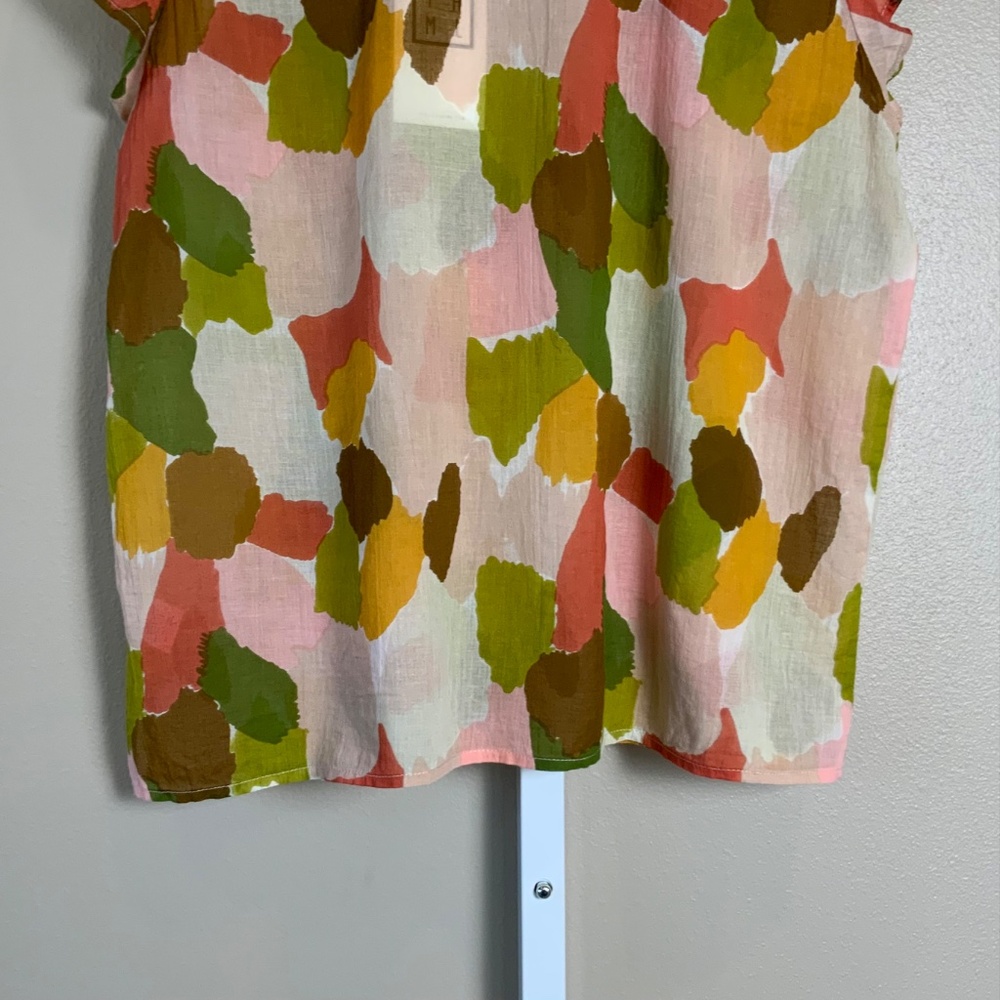 THML Mixed Color Flutter Blouse - Picture 15 of 16